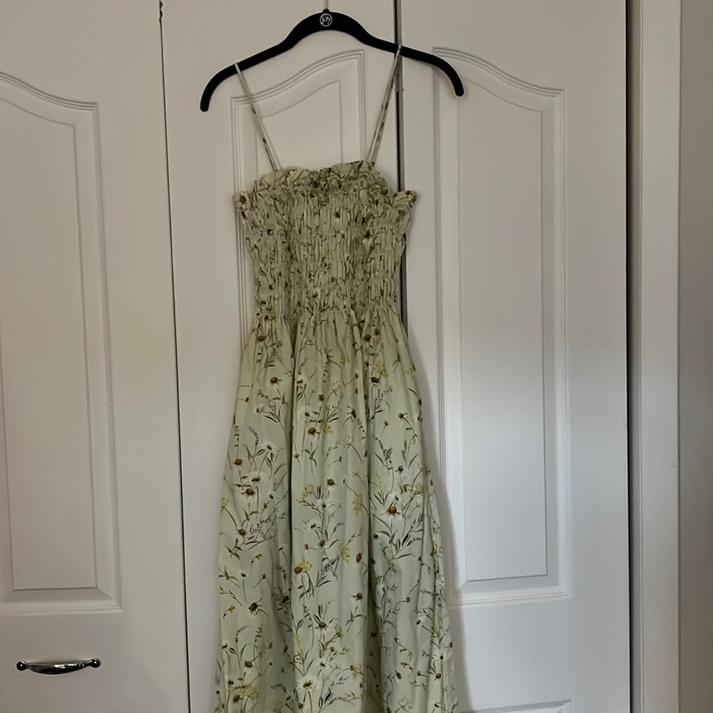 Floral spaghetti strap dress
